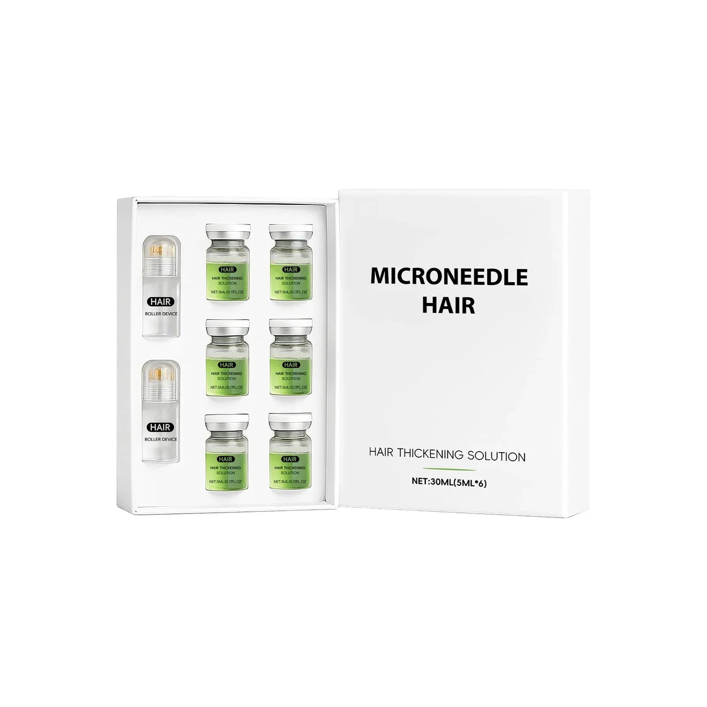 YOUNGCOME Scalp Serum Roller Set – 6×5ml Ginger & Vitamin E