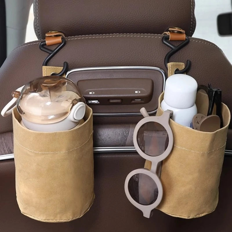 Car Trash Can & Umbrella Storage Bag | Hanging Seat Organizer Car Seat Organizer Peaceful Pleasures Health and Wellness