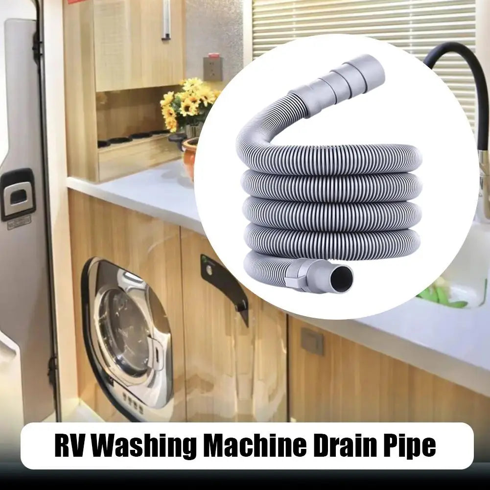 Foldable RV Sewer Hose Kit 3–8m | Leakproof Caravan Drain Pipe