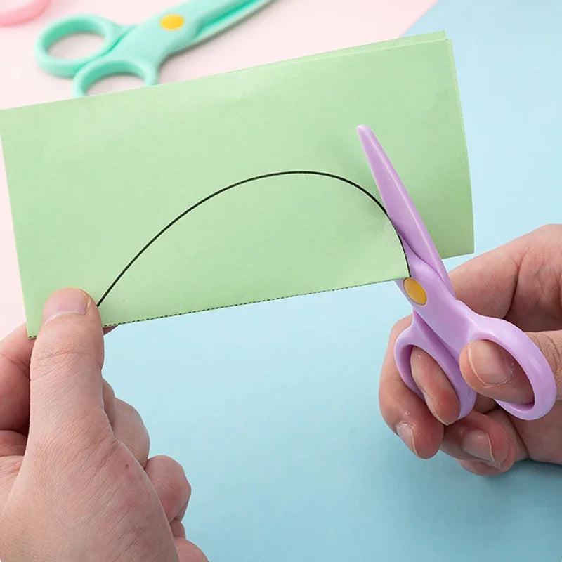 Kids Safety Scissors | Child-Safe Craft Scissors for School & Art