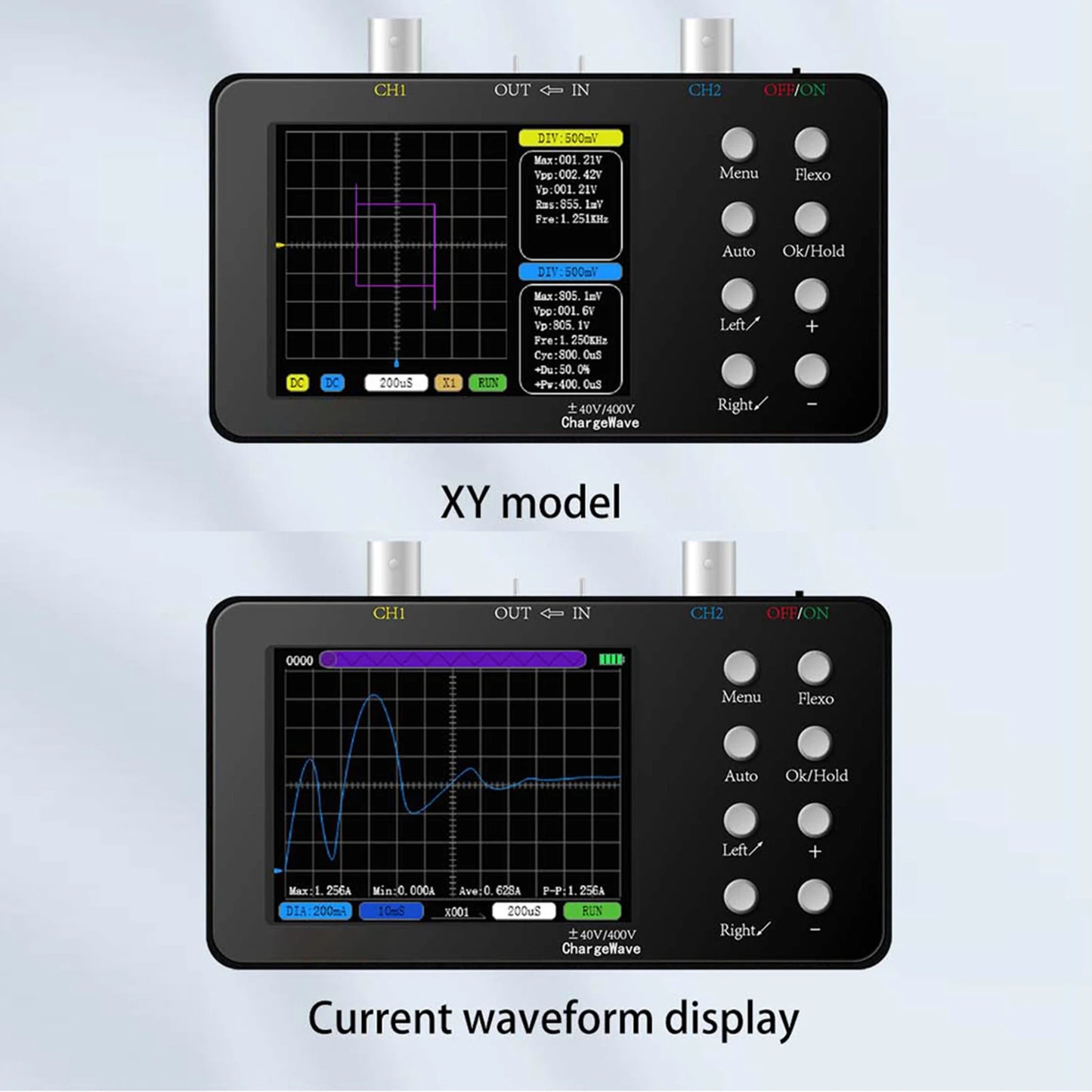 Digital Oscilloscope Dual-channel 50M Sampling Rate 10M Analogue