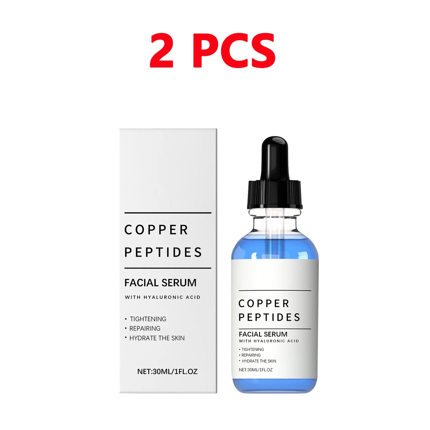 Copper Peptide Anti-Wrinkle Serum | Hyaluronic Acid Essence