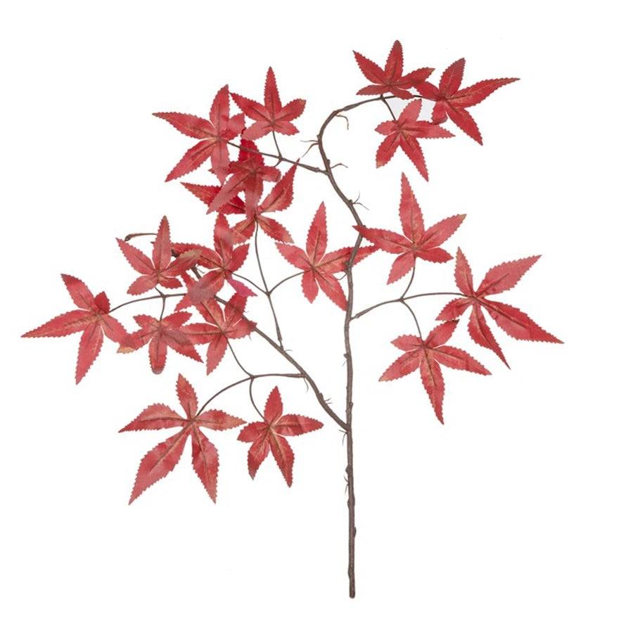 Artificial Autumn Maple Leaf Bouquet | Fall Wedding & Home Decor
