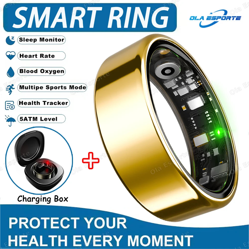 Smart Ring | Heart Rate, Sleep & SpO2 Tracker | IP68 5ATM