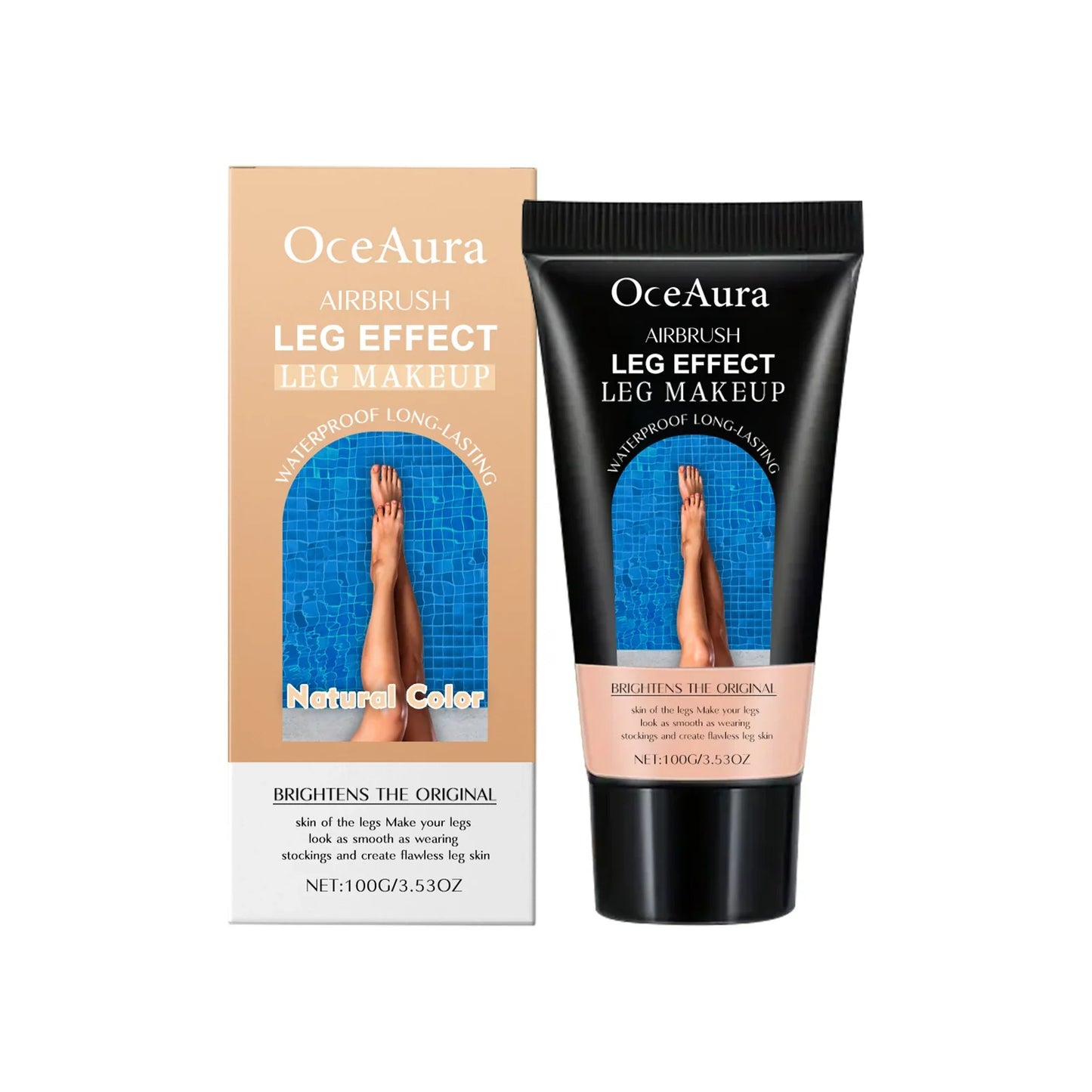 OceAura Leg Foundation Cream – Tan, Cover & Moisturize | 100g