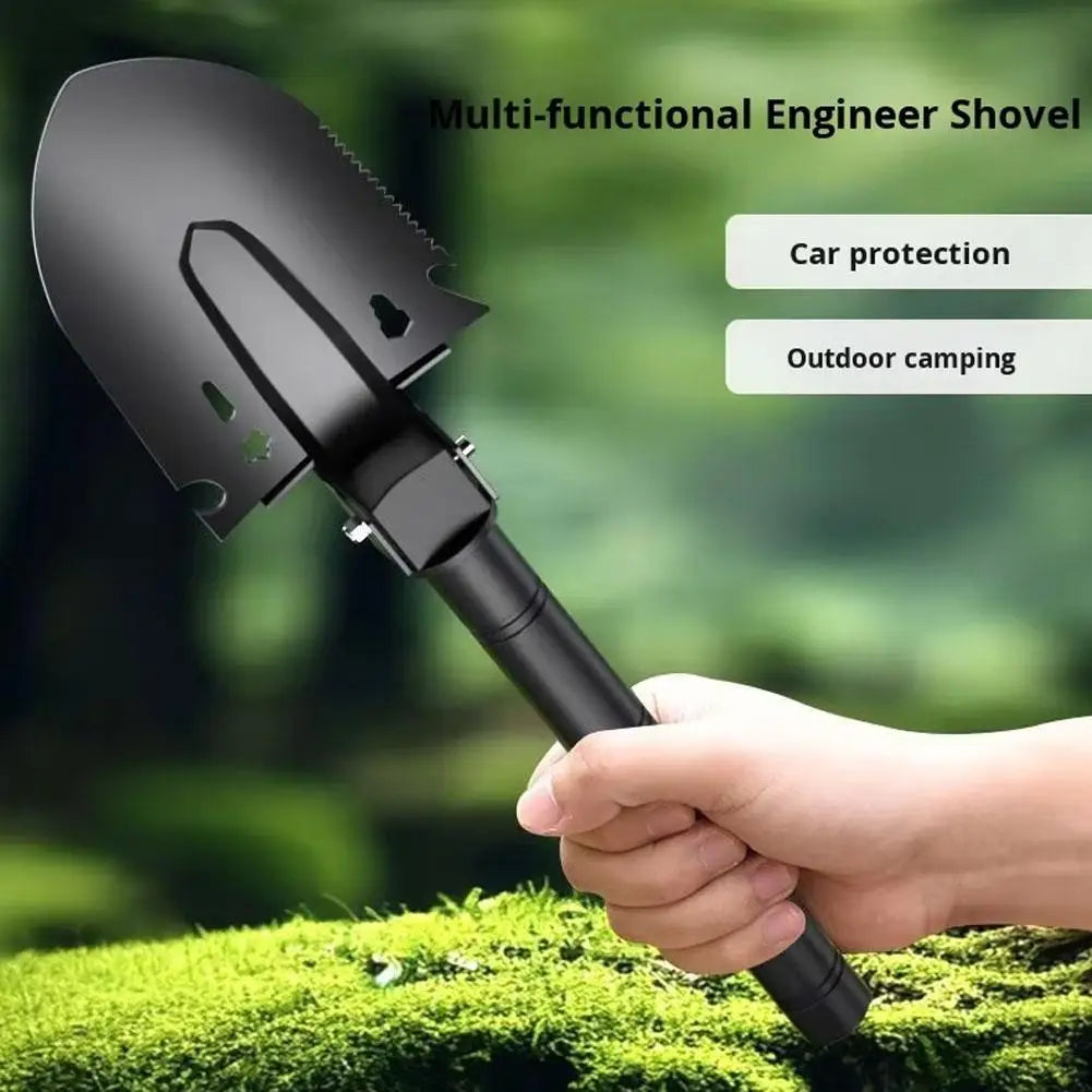 Portable Multifunctional Camping Shovel for Outdoor Tasks Peaceful Pleasures Health and Wellness