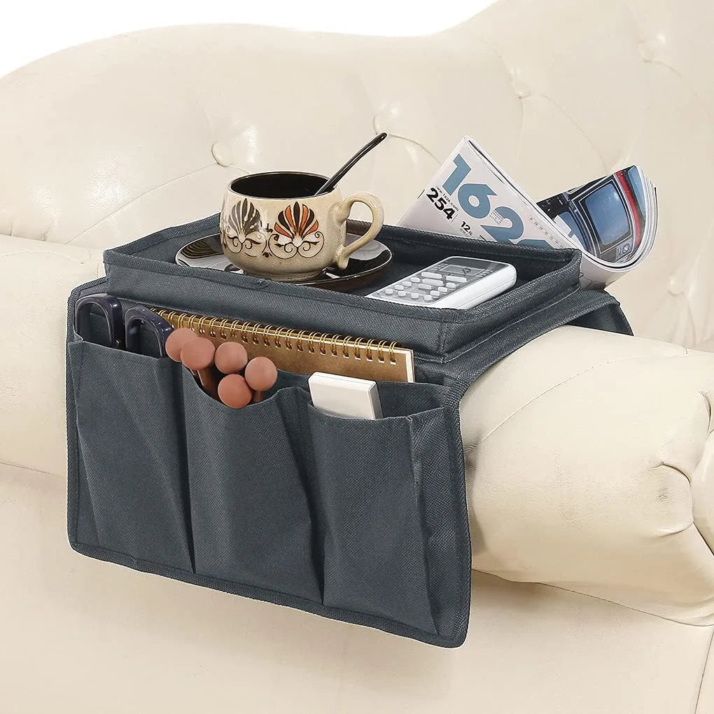 Sofa storage bag, sofa armrest storage hanging bag, remote control storage bag, home storage bag Peaceful Pleasures Health and Wellness