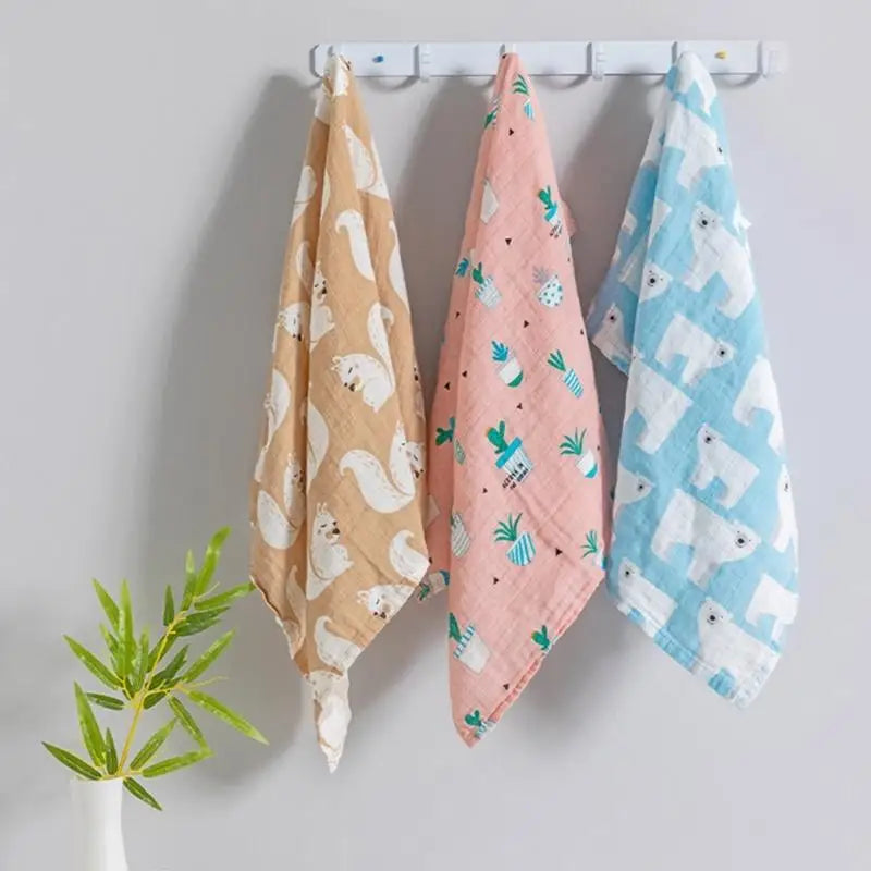 Soft Cotton Baby Bib Bandana Drool Scarf | Newborn Infant