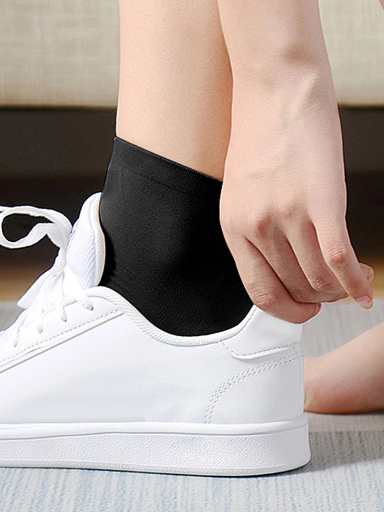 Gel Heel Socks Open Toe | Moisturizing Arch Support – 1 Pair