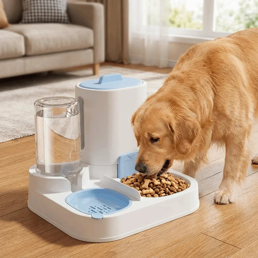2-in-1 Automatic Dog Feeder & Water Dispenser | Large Capacity Automatic Pet Feeder Oasis Select