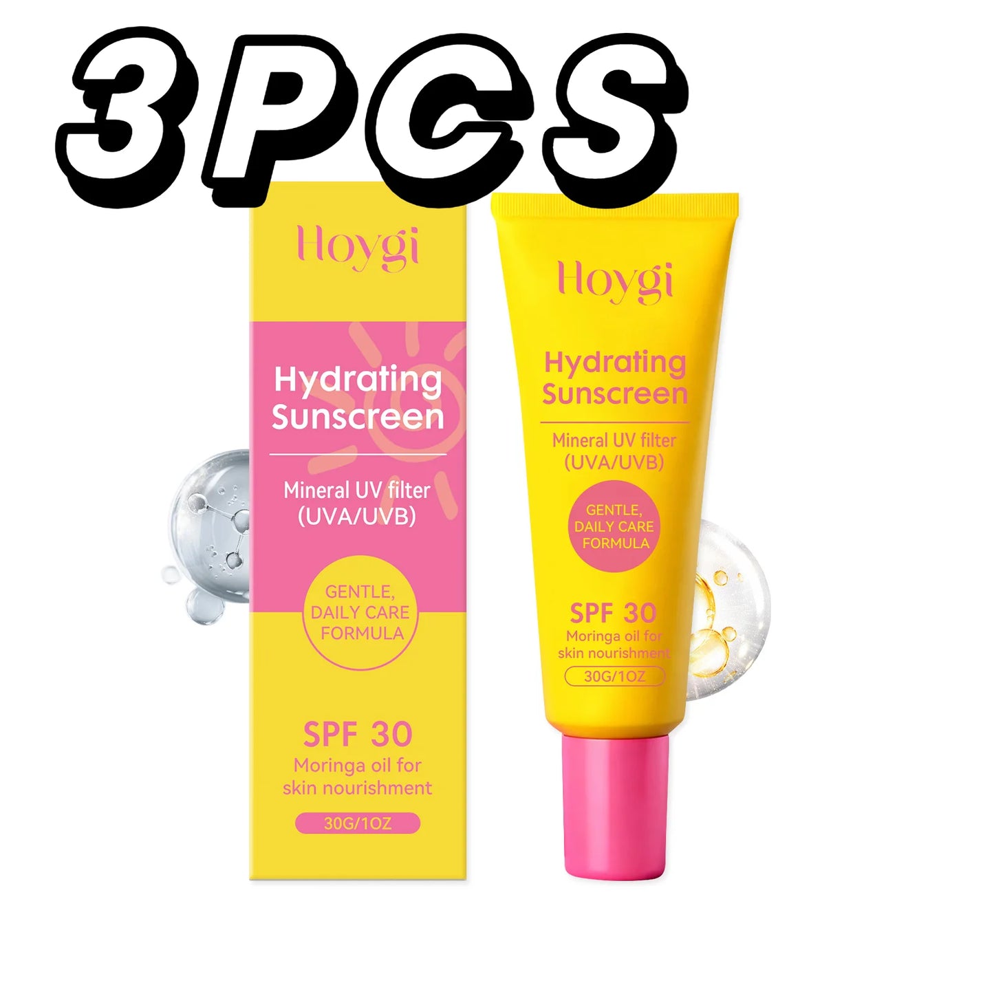 SPF 30+ Mineral Face Cream | Moringa Oil Moisturizer – 30g