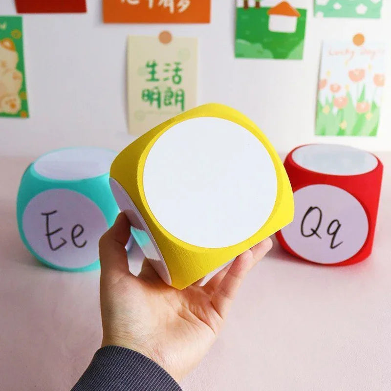 EVA Foam Erasable Dice Random Soft Reusable Parents Kids Interactive