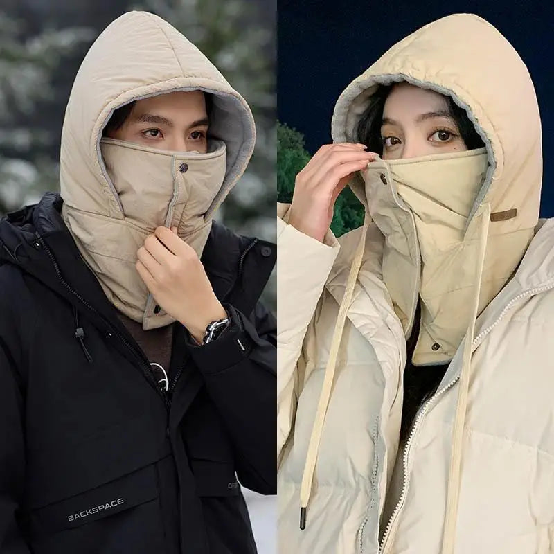 Windproof Cycling Cap with Neck Warmer & Mask | Winter Hat
