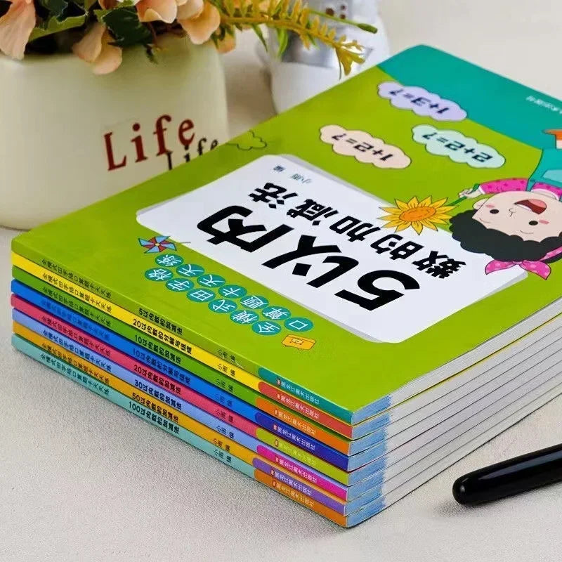 61 Pages Children Addition Subtraction Book Learning Mathematics
