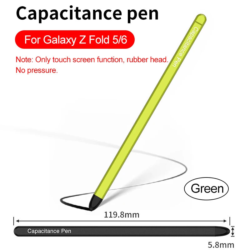 Stylus Pen For Samsung Galaxy fold 6 s pen Touch Pencil Galaxy fold 4 s pen Samsung For Touch Screen Universal Capacitive Pencil Peaceful Pleasures Health and Wellness Green for Z F5 F6