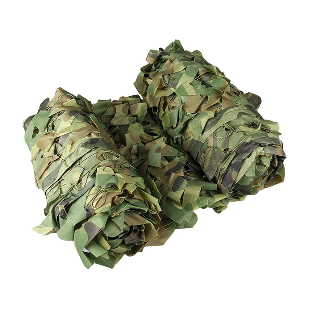 Woodland Camo Netting Camouflage Net Hunting Camo Mesh Sunshade Sail Camping Sun Shelter Car Shade Covers Privacy Cloth Peaceful Pleasures Health and Wellness Woodland 2x1.5M