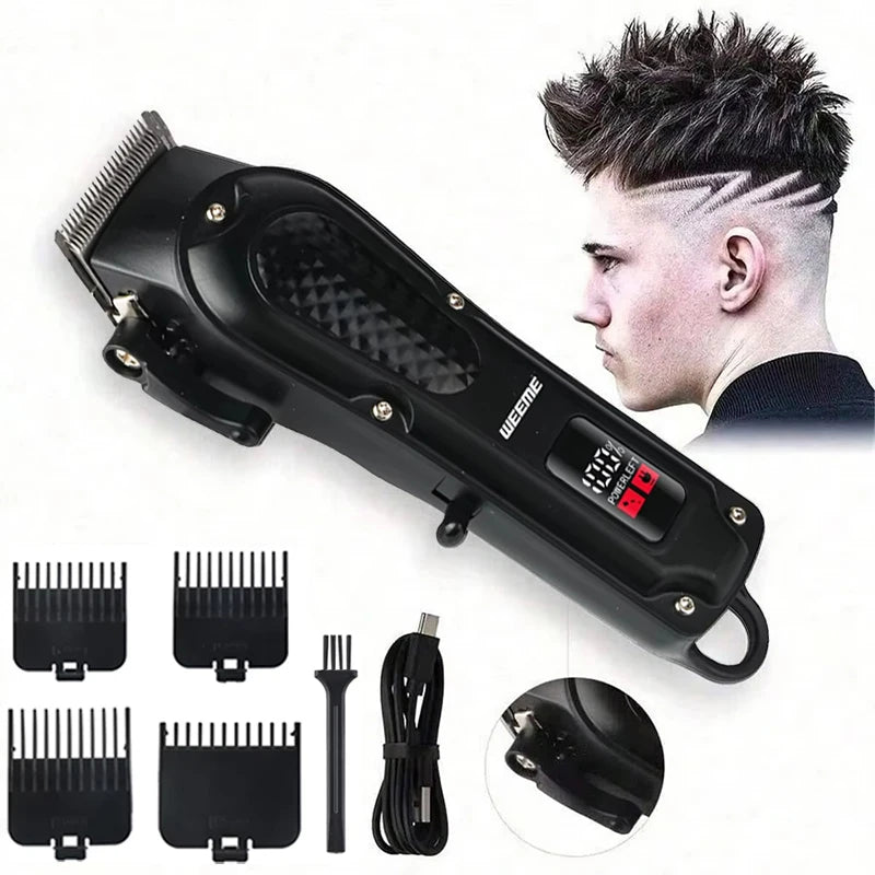 Vintage T9 Machine Electric Professional Hair Clippers Beard Clipper Rechargeable Men's Shaver Hair Trimmer Kit Boyfriend Gift Peaceful Pleasures Health and Wellness