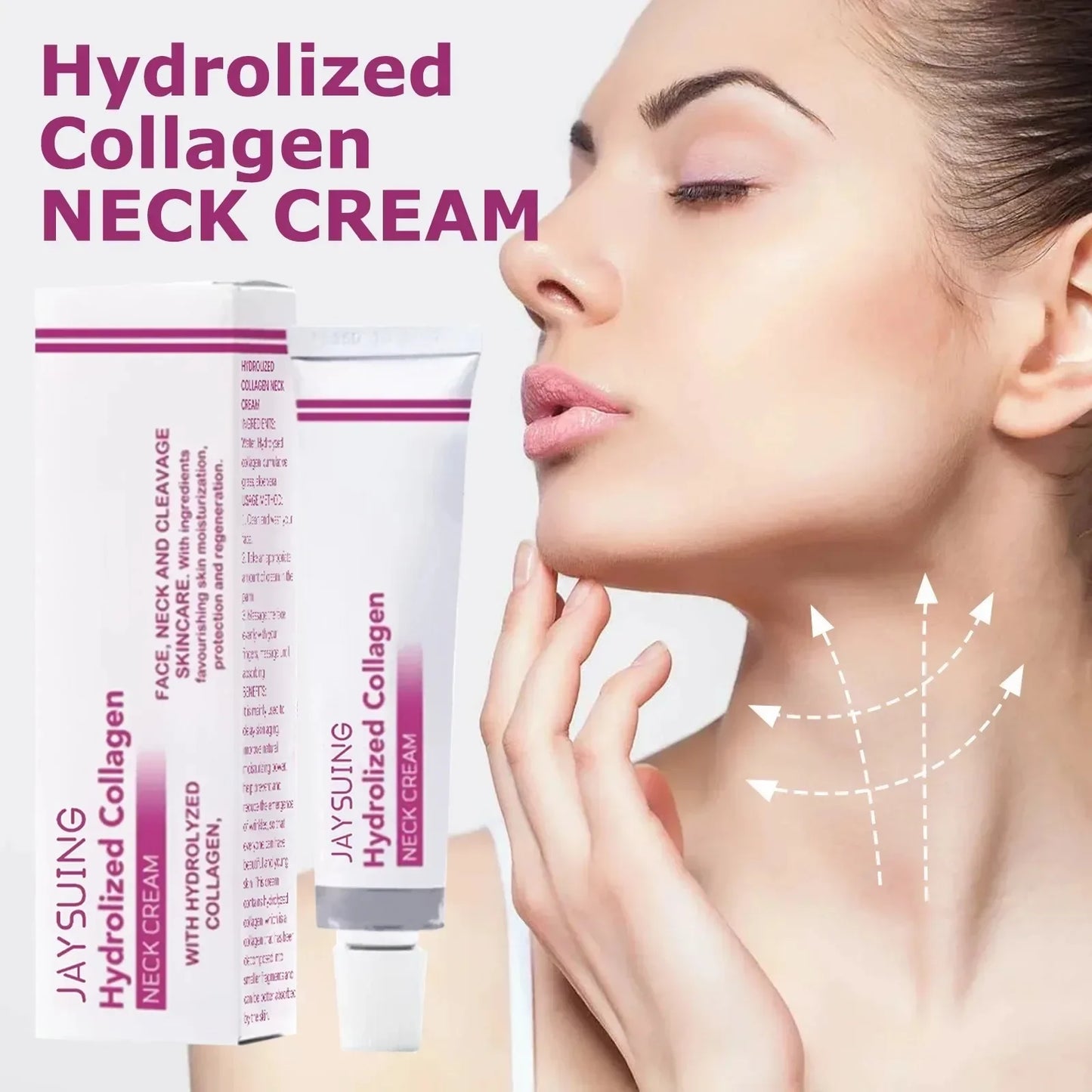 Collagen Neck Cream – Firming, Lifting & Fine Line Reducer Peaceful Pleasures Health and Wellness