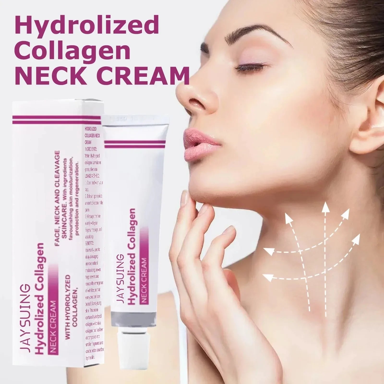 Collagen Neck Cream – Firming, Lifting & Fine Line Reducer Peaceful Pleasures Health and Wellness
