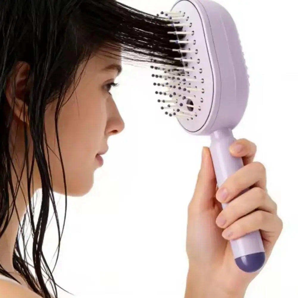 Detangling Spray Comb | Curl Refresh Head Massage Hair Brush Detangling Spray Comb Peaceful Pleasures Health and Wellness