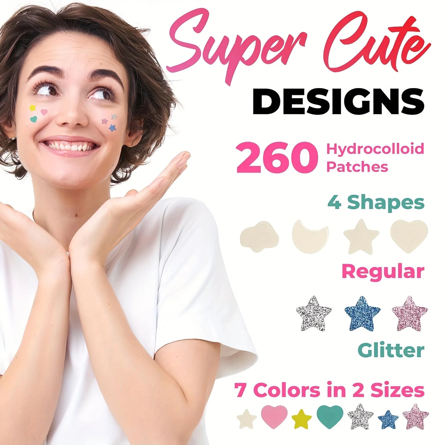 Hydrocolloid Acne Patches – Invisible & Waterproof | All Skin Types