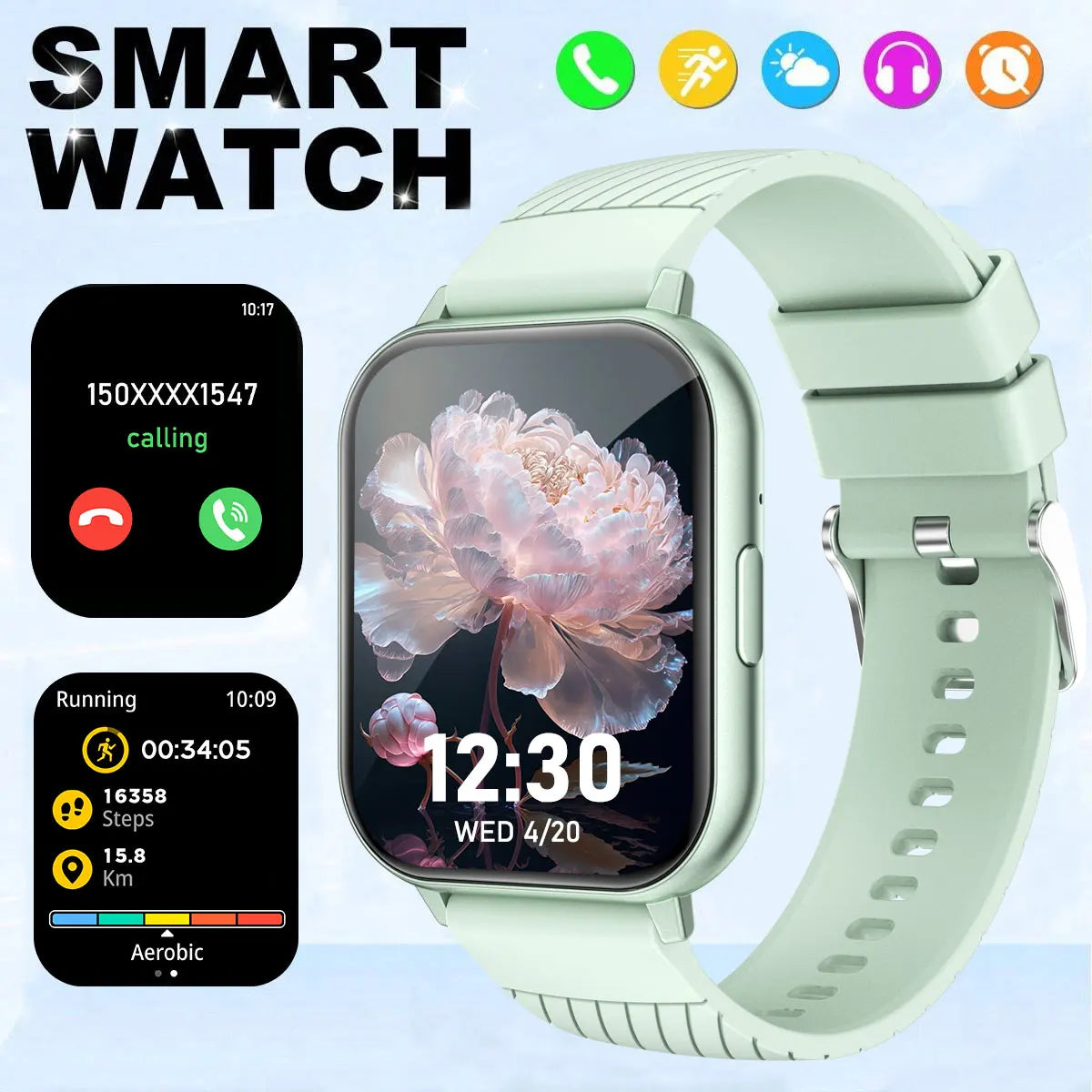 LOMAXFR Smart Watch 1.83" HD – Calls, Sports & Custom Dials