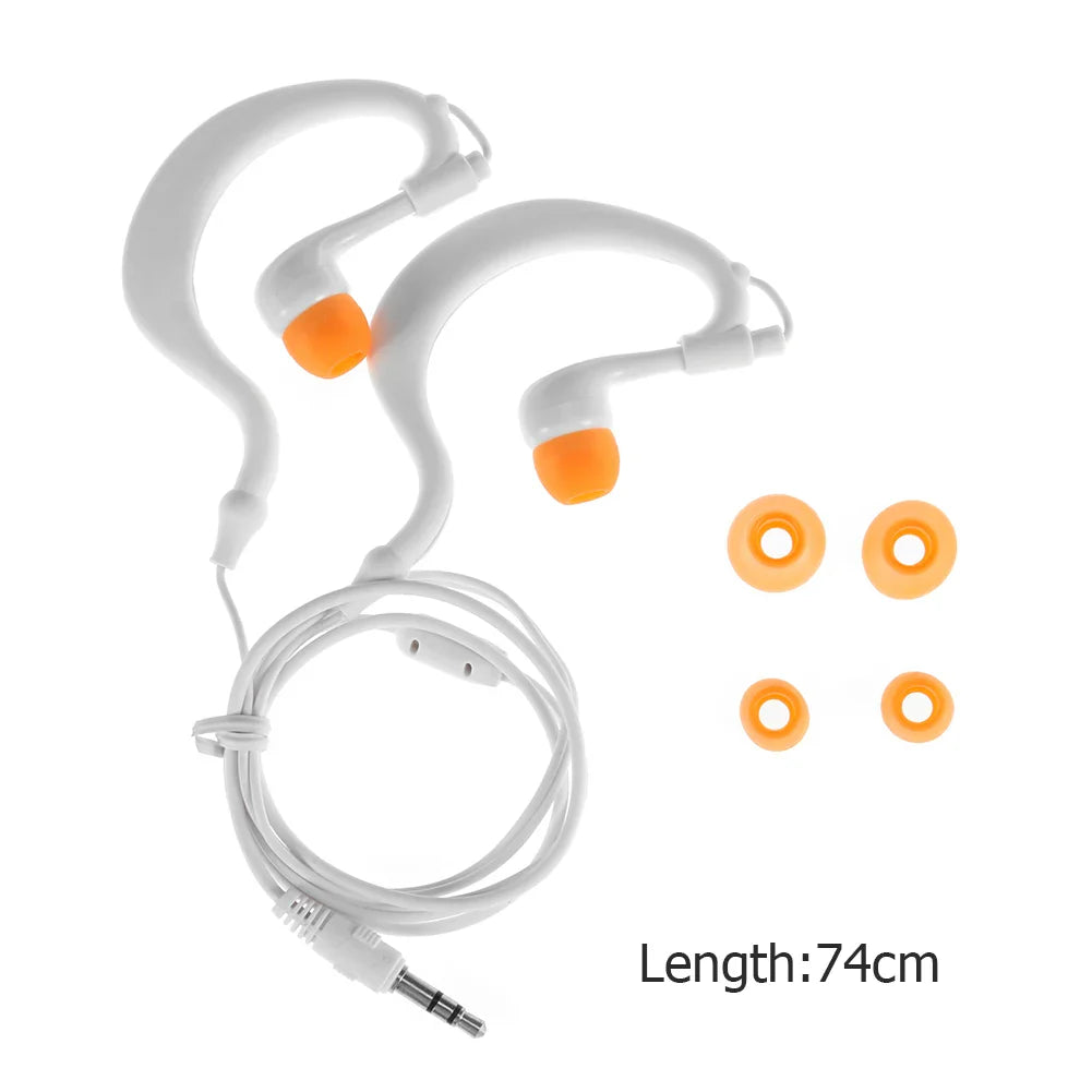 IPX8 Waterproof Swimming Earphones – 3.5mm Wired In-Ear Headset