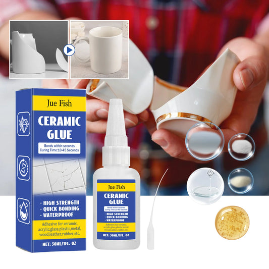 30ml Ceramic Repair Glue | High Strength Waterproof Sealant Ceramic Repair Adhesive Peaceful Pleasures Health and Wellness