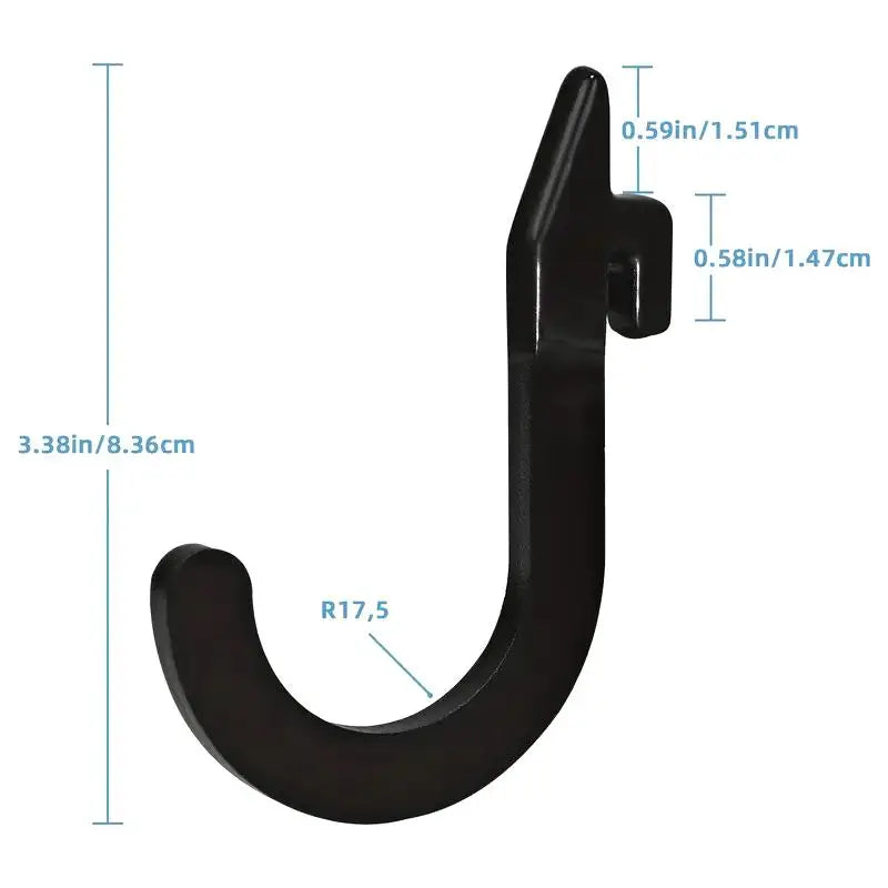 Heavy Duty Squat Rack Hook Attachments | Home Gym Storage Rack Storage Hook Peaceful Pleasures Health and Wellness 1PCS