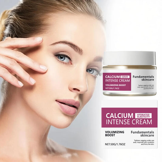 Calcium Volume Cream Improve Skin Sagging Repair Skin Barrier Firming Elasticity Enhance Moisturizing Nourishing Facial Lotion Peaceful Pleasures Health and Wellness