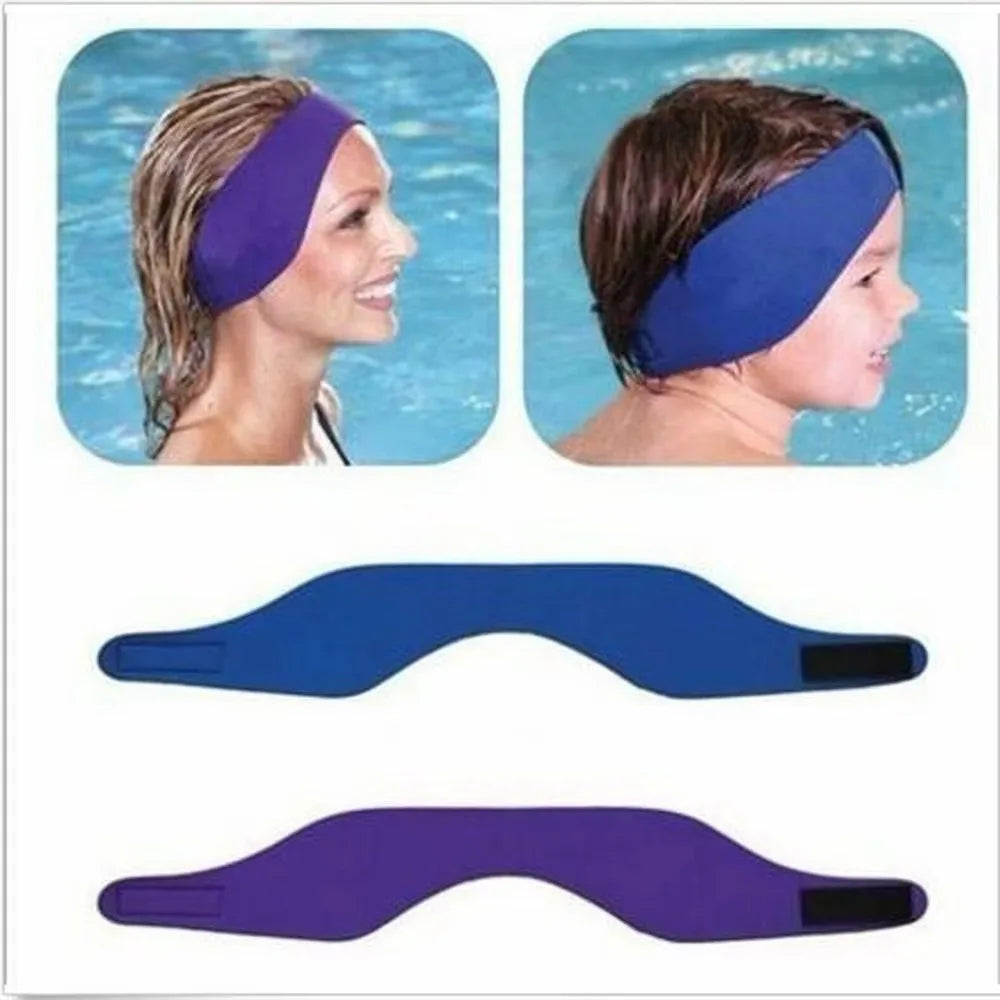 New Swimming Ear Band Adjustable Waterproof Earplug Multiple Colors Soft Diving Headband Adult Children Ear Plugs for Swimming Peaceful Pleasures Health and Wellness