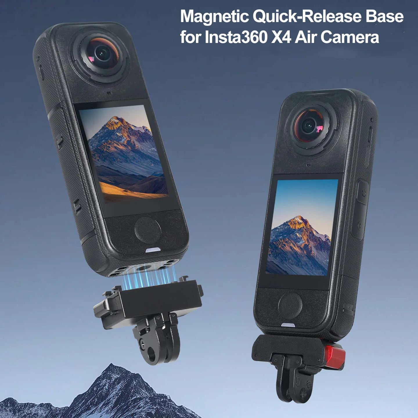 Camera Magnetic Quick Release Adapter Mount For Insta360 x4 Air Camera Camera Stand Mount Adapter For Insta360 x4 Air Peaceful Pleasures Health and Wellness