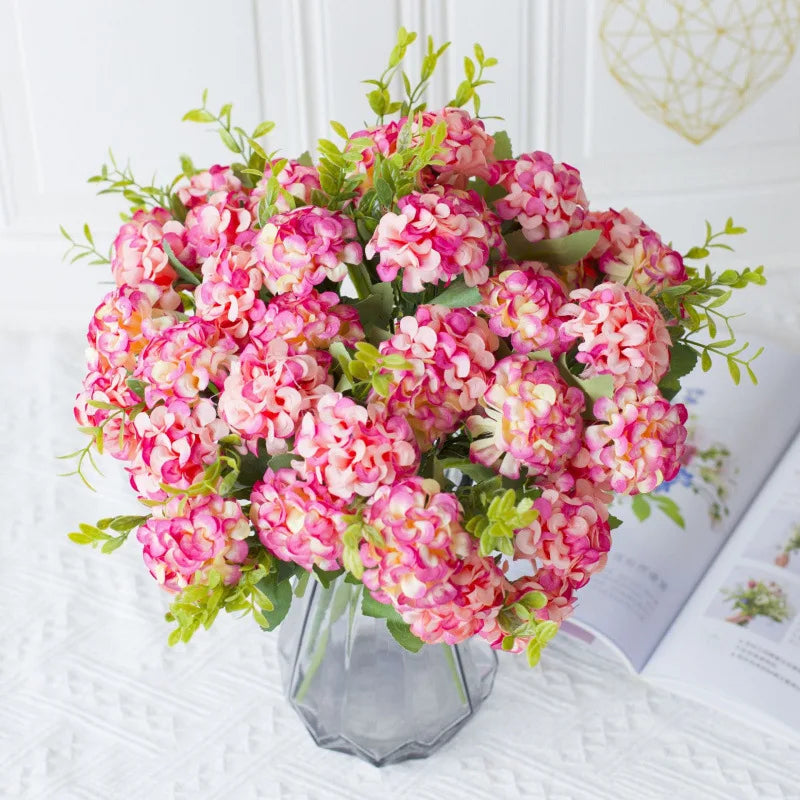 Artificial Silk Carnation Bouquet – Wedding & Home Decor