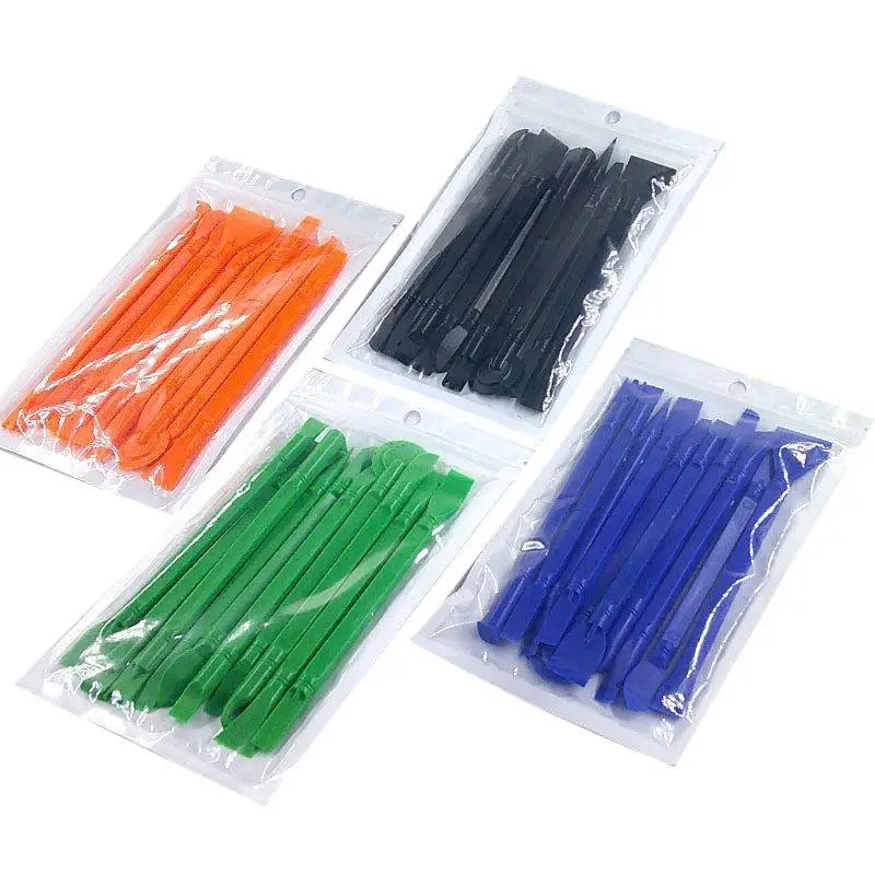 4 Colors 10Pcs/Set Plastic Crowbar Disassembly Spudger Opening Tools For Phone Pad Tablets Laptop PC Repairing Opening Tools Peaceful Pleasures Health and Wellness