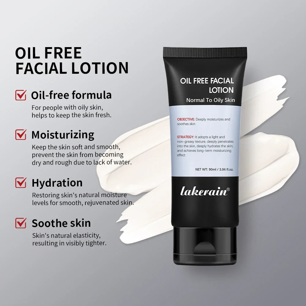 Men's Oil-Free Hydrating Facial Lotion | Lakerain 90ml