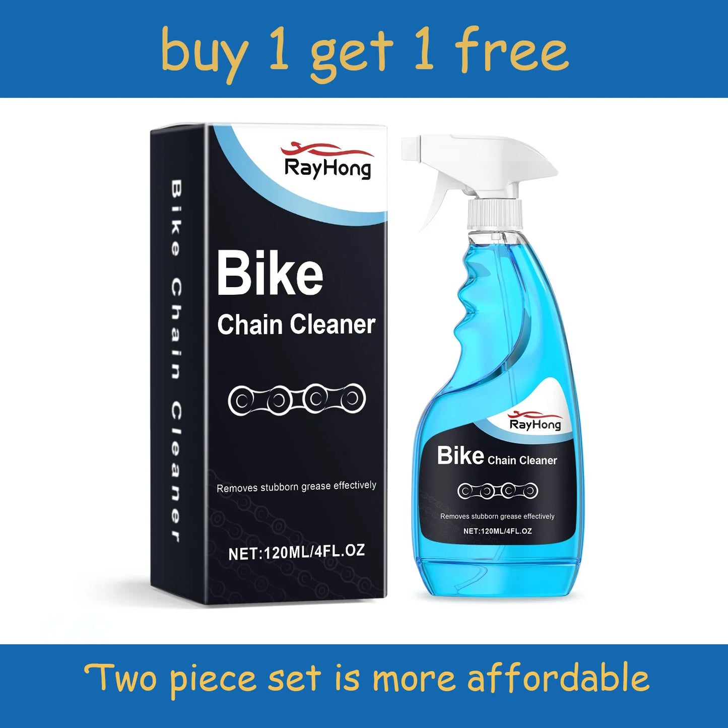 RayHong 120ml Anti-Rust Spray – Bike Chain & Car Rust Remover