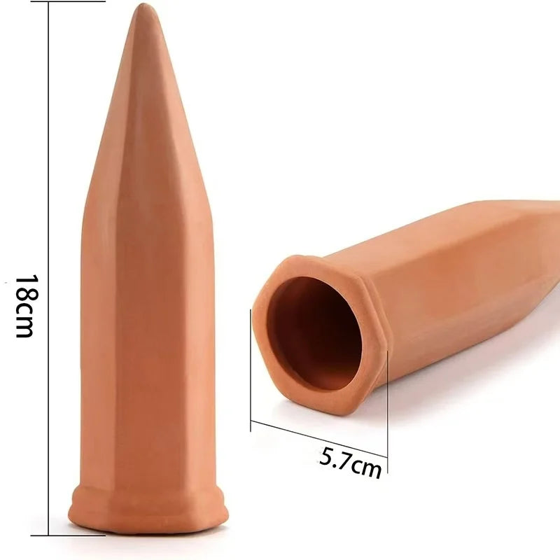 Terracotta Self-Watering Stakes 4-Pack | Auto Drip Irrigator