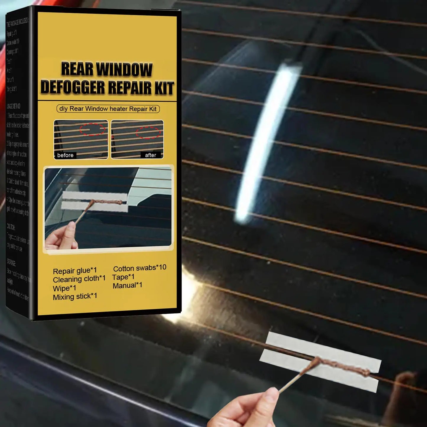 Rear Window Defroster Repair Kit – Conductive Paint Fix