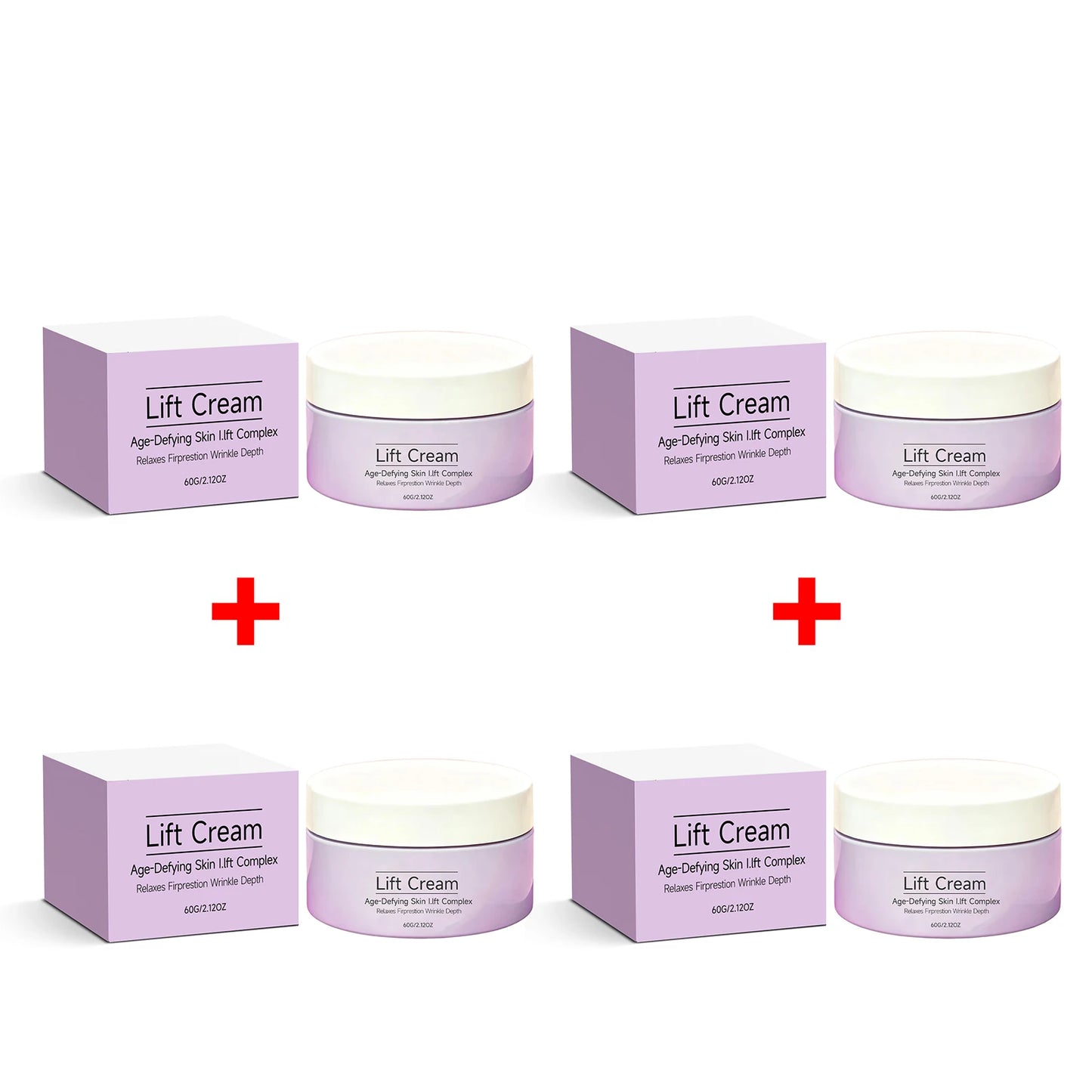 Firming and Lifting Face Cream Reduces Fine Lines Improve Sagging Skin Tightening Nourishing Skin Elasticity Boost Skin Care Peaceful Pleasures Health and Wellness 4pcs