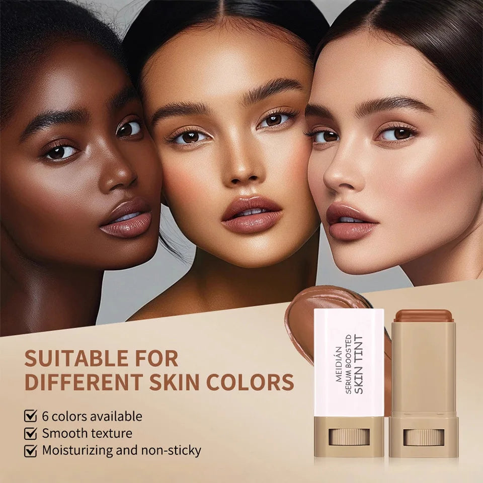 Waterproof Skin Tint Stick – Nourishing Tinted Serum Foundation