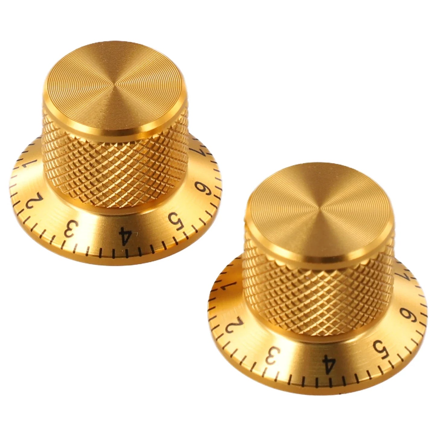 2PCS Aluminum Guitar Potentiometer Knobs – 6mm Screw Fit
