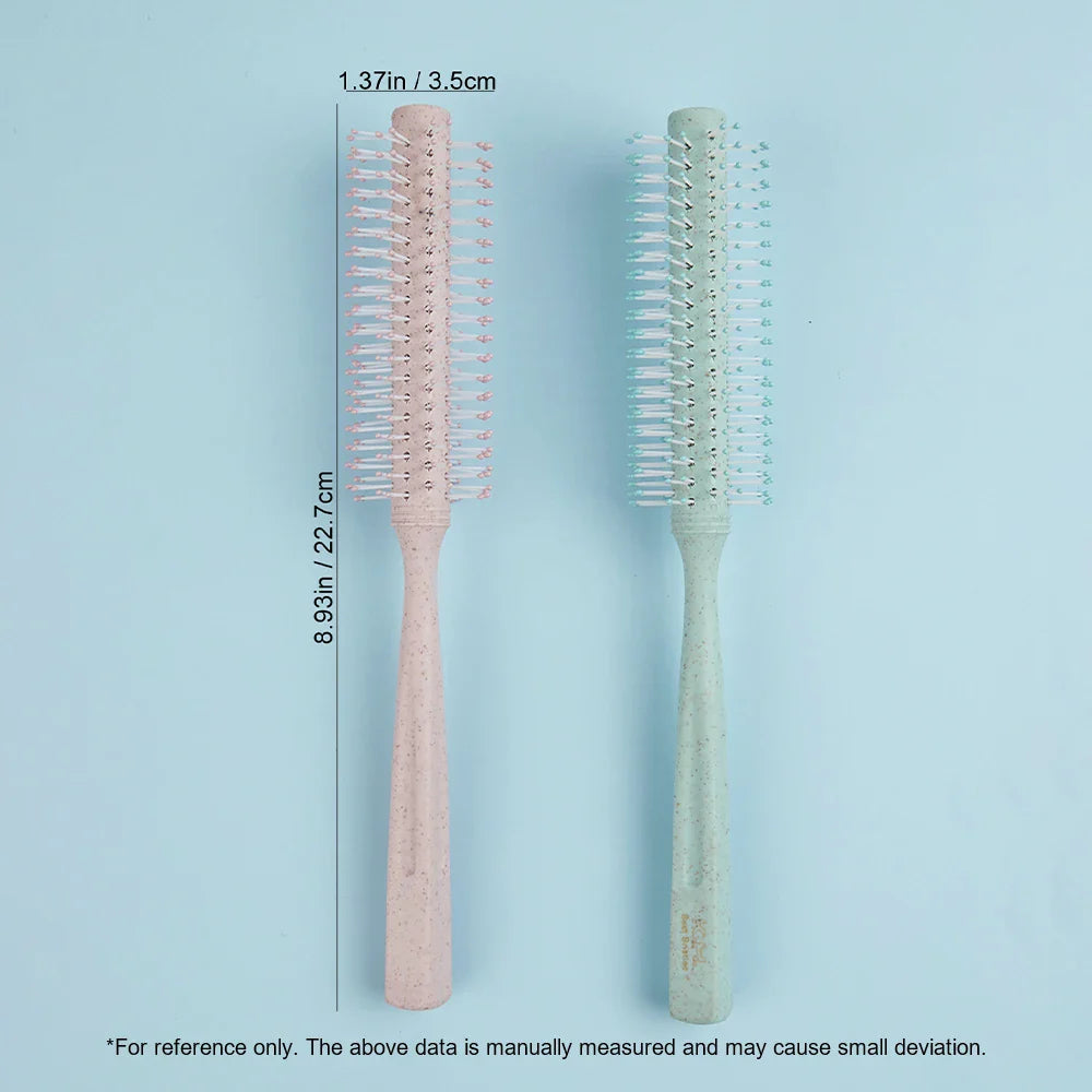 Round Rolling Curling Brush – Anti-Static Wet & Dry Hair Comb