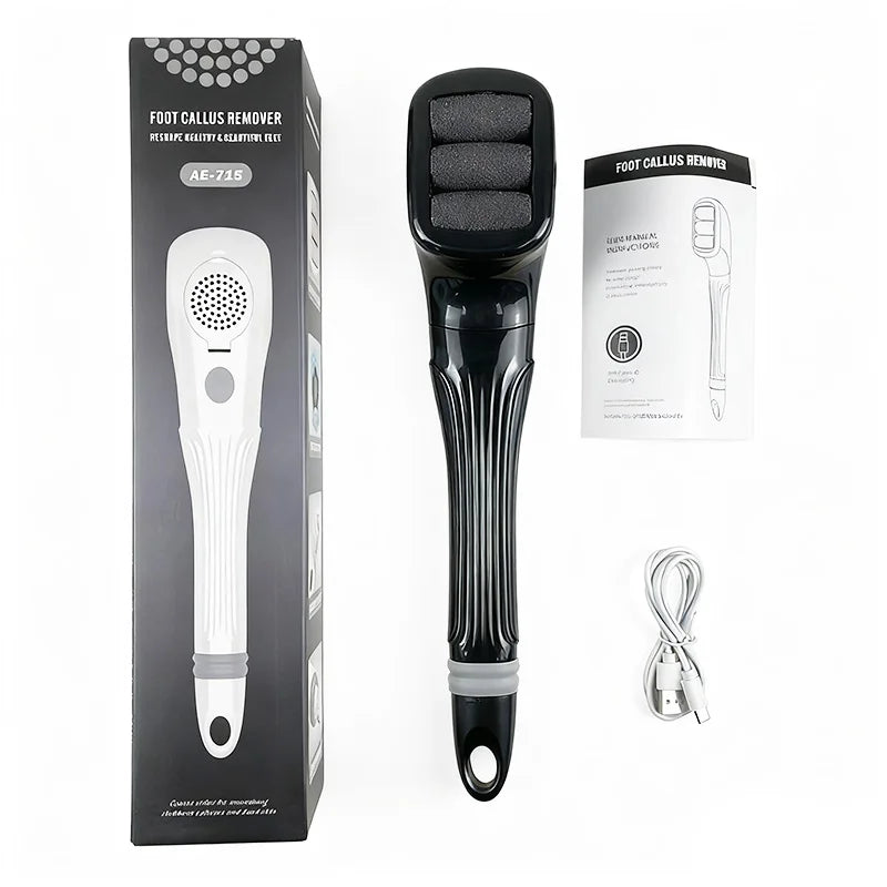 Rechargeable Electric Foot Grinder Callus Remover Pedicure Tool for Dead Skin Removal Waterproof Foot Callus Remover Peaceful Pleasures Health and Wellness