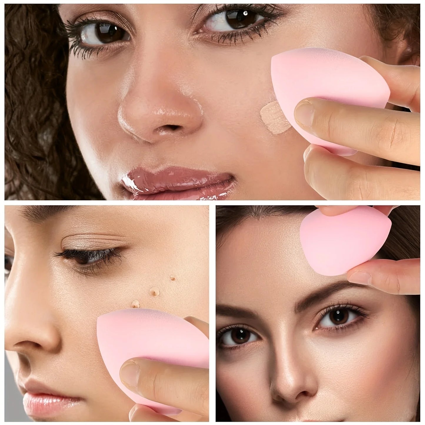 12-Piece Makeup Sponge Set – Foundation & Concealer Puffs
