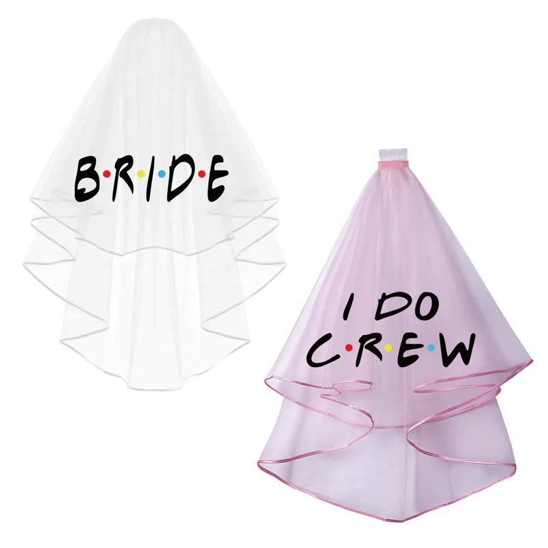 Friends Themed Bachelorette Veil & Party Props | Bridal Shower Bachelorette Party Set Peaceful Pleasures Health and Wellness