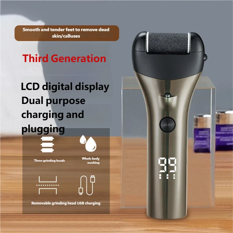 Eletric Pedicure Tools Professional Grinding Exfoliator For Heel Callus Foot Dead Skin Scab Remover Remover Repair Care Sander Peaceful Pleasures Health and Wellness