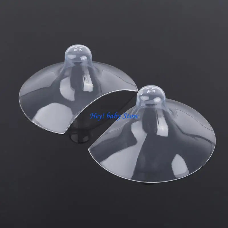 Silicone Nipple Shield Protectors for Breastfeeding – 2 Pack