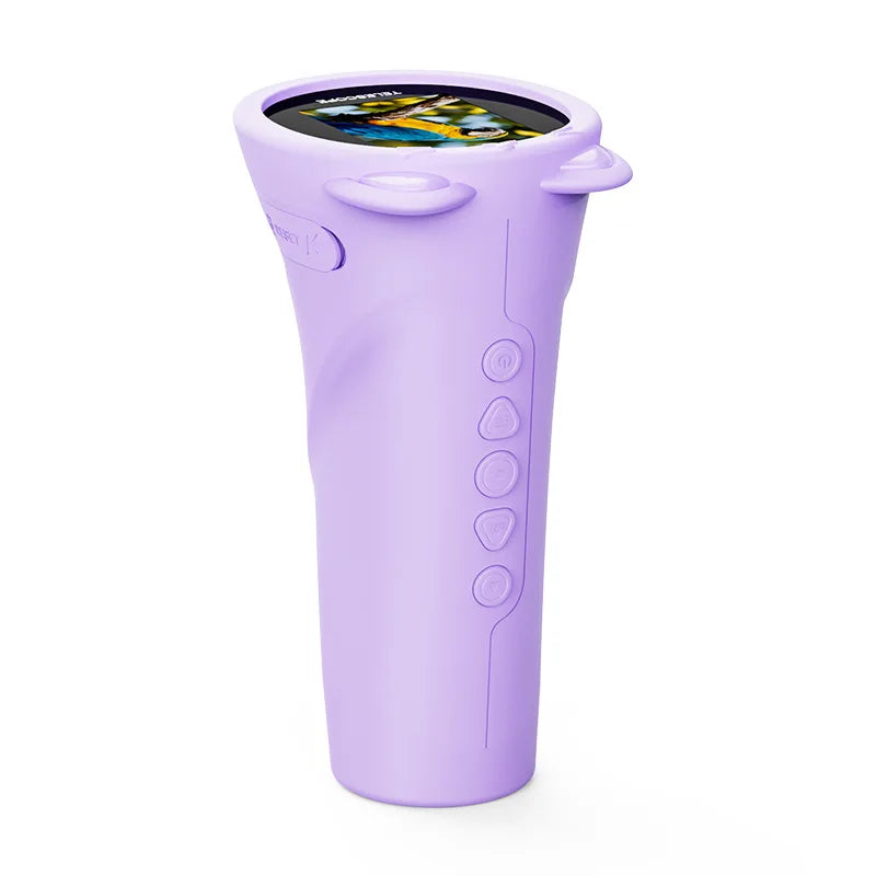 2.4-Inch Portable Telescope for Elementary School Students To Explore Outdoors, Magnifying Peaceful Pleasures Health and Wellness purple