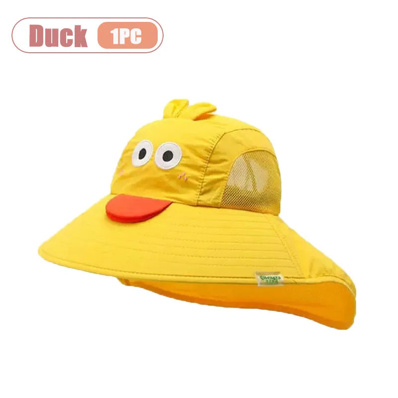 Kids Wide Brim UV Sun Hat | Boys & Girls Bucket Cap