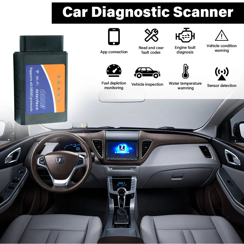 ELM327 V2.1 WiFi OBD2 Scanner TR6260S1 Car Diagnostic Code Reader Tool for Android IOS PK Vgate Icar2 Peaceful Pleasures Health and Wellness